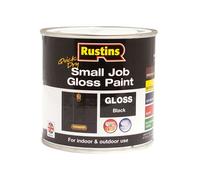 Rustins - Peinture Gloss Pré-séchante pour Petits Travaux Noir 250ml