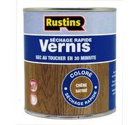 Rustins - Vernis intérieur satiné chêne à séchage rapide 500ml - 15m²/L - (VGOA500FR)