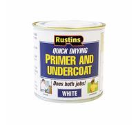 Rustins (WHPU250) - Apprêt Sous-couche - Séchage rapide - Intérieur et extérieur - Blanc - 250ml