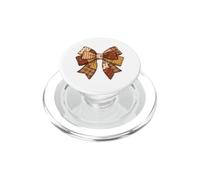 Rustique Automne Patchwork Bow Citrouille Plaid Dots PopSockets PopGrip pour MagSafe