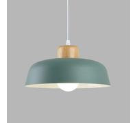 Rustique Blanc Light Metal Farmhouse Industrial Pendant Lighting Fixture Nordic Hanging Lampe Vintage Chandelier for Kitchen Island Chambre Roard Room