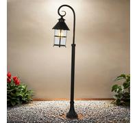 Rustique Extérieure Noir 116cm Preuve De L'Eau E27 Aluminium Wegeleuchte Jardin
