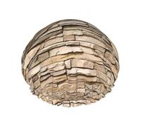 Rustique Rocks Bonnet de douche mural en brique réutilisable imperméable antidérapant à séchage rapide pour cheveux longs et courts