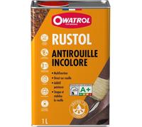 Rustol Owatrol Antirouille - Additif pour peintures 1L - Anti-rouille incolore direct sur rouille, base d'accrochage