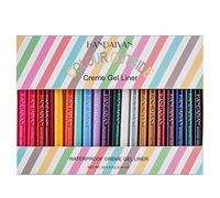 RUSTOO 20 Pcs Coloré Professionnel Maquillage Eye Liner, Gel Eyeliner Crayon Ensemble De Longue Durée Étanche Yeux Maquillage Eyeliners pour Femmes