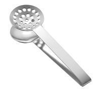 Rustproof Tea Steeper, Multi Purpose Stainless Steel, 6 Inch Portable Tea Strainer with Coffee Spoon, Kitchen Accessory with Fine Mesh Filter, Counter Tool with Easy Grip Handle Beverage Supplies