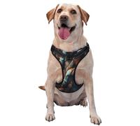 Rusty Chain Gilet de traction imprimé pour animal domestique Convient pour promener le chien, randonnée et aventures en plein air