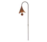 Rusty Metal Garden Decor Bluebell Plant Support Stake for Climbers