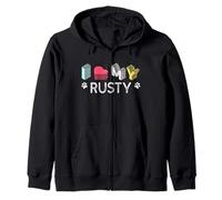 Rusty Pet Lover Nom personnalisé pour Chien Sweat à Capuche