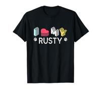 Rusty Pet Lover Nom personnalisé pour Chien T-Shirt