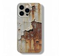 Rusty Phone Case, Vintage Rust Look Mobile Phone Cover, Glossy Rust Metal Look for iPhone 16/15/14/13/12/11 Pro Max Cases (15 Pro Max,#2)