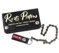 RUSTY PISTONS BOSS portefeuille avec chaîne noir