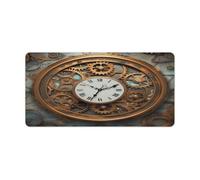 Rusty Steampunk Grand tapis de souris tendance en caoutchouc antidérapant imperméable pour clavier d'ordinateur portable Accessoires de bureau à domicile 60 x 30 cm