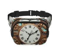 Rusty Steampunk Horloge Fanny Pack Réglable Grand Sac banane Sac banane Voyage Sac banane Unisexe