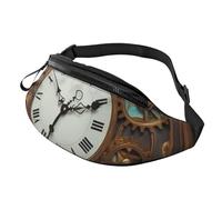 Rusty Steampunk Sac banane pour homme et femme Sac banane étanche pour le sport