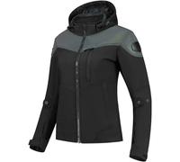 Rusty Stitches Ann Veste textile de moto pour femmes, noir/scintillant, Taille 40