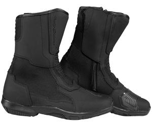 Rusty Stitches Bobby Bottes de moto, noir, taille 47 pour homme