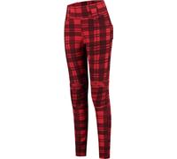 Rusty Stitches Claudia V2 vérifié Dames Moto Textile Pantalons, Rouge/Noir, Taille 36