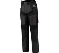 Rusty Stitches Cliff, pantalon textile imperméable S Noir/Gris Foncé/Rouge Noir/Gris Foncé/Rouge