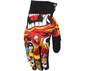 Rusty Stitches Clyde V2 Mask Gants de moto, noir/multicolore, Taille 3XL