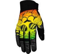 Rusty Stitches Clyde V2 Rasta, gants S Noir/Jaune/Vert Noir/Jaune/Vert