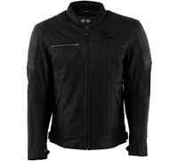 Rusty Stitches Cooper, veste en cuir L Noir Noir