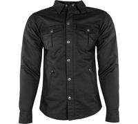 Rusty Stitches Dann, chemise/veste textile femme XL Noir Noir