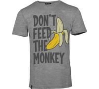 Rusty Stitches Don't Feed The Monkey T-Shirt, gris, Taille S