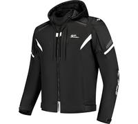 §Blouson Moto Rusty Stitches Dylan Noir-Blanc§