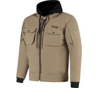 Rusty Stitches Glenn, veste en textile S Marron Clair/Noir Marron Clair/Noir