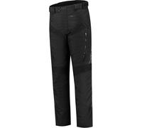 Rusty Stitches Hugo Pantalon textile de moto imperméable, noir/gris, Taille XL