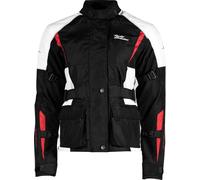 Rusty Stitches Jenny, veste textile femme 36 Noir/Blanc/Rouge Noir/Blanc/Rouge