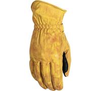 Rusty Stitches Johnny gants de moto, jaune/noir, M