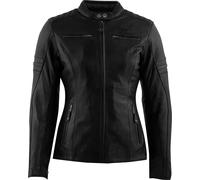 Rusty Stitches Super Joyce V2 Veste en cuir de moto pour dames, noir, taille 56 pour femmes