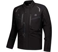 Rusty Stitches Kane, veste textile imperméable M Noir Noir