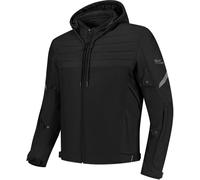 Rusty Stitches Liam Veste textile imperméable à l’eau pour moto, noir, Taille 3XL