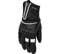 §Gants Moto Femme Rusty Stitches Lilly Noir-Blanc§