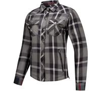 §Veste Moto Femme Rusty Stitches Liss V2 Gris-Blanc-Noir§