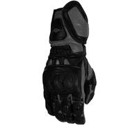 Rusty Stitches Marc Gants de moto, noir/gris, Taille 2XL