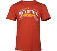 Rusty Stitches Motorcycle Fashion T-Shirt, rouge, taille S pour homme