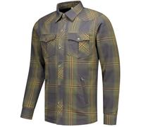 Rusty Stitches Neil V2 Chemise de moto, bleu/vert, Taille M