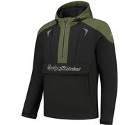 Rusty Stitches Orlando, veste en textile L Noir/Vert/Gris Noir/Vert/Gris