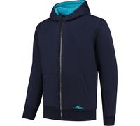 Rusty Stitches Peter Full Zip Sweatshirt Bleu M Homme