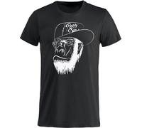 Rusty Stitches Polly Short Sleeve T-shirt Noir M Homme