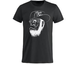 Rusty Stitches Polly T-Shirt, noir, taille M pour homme