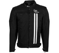 Rusty Stitches Ralph, veste en textile 3XL Noir/Blanc Noir/Blanc