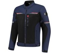 Rusty Stitches Ruben, veste en textile S Bleu Foncé/Noir Bleu Foncé/Noir