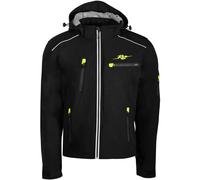 Rusty Stitches Stan Veste textile moto, noir-jaune, taille L pour homme