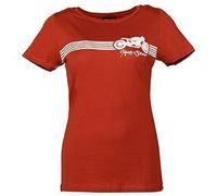 Rusty Stitches Stripe, femmes t-shirt S Rouge/Blanc Rouge/Blanc