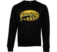 Rusty Stitches Uni, chemise à manches longues 3XL Noir/Jaune Noir/Jaune